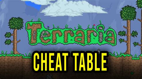 terraria cheat table 2022.
